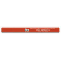 Made In The USA Carpenter 700 Flat Medium Lead Solid Pencil (Hi-Gloss Orange)